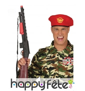 Fausse mitraillette de militaire avec hanse, 68 cm