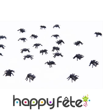 Fausses mouches noires en plastique de 2cm