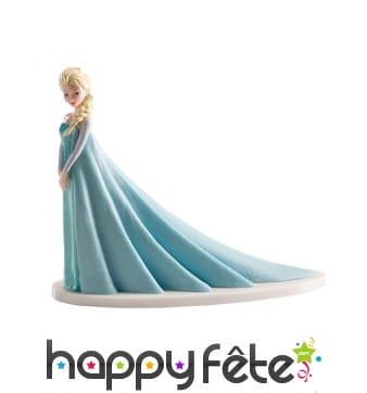 Figurine pour gateau Elsa La Reine des Neiges 8cm