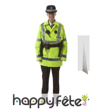 Femme policier taille réelle en carton