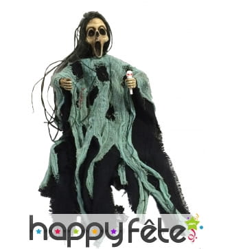 Fantôme squelette décoratif et lumineux