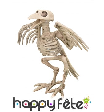 Faux squelette de corbeau 19.5cm