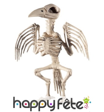 Faux squelette de corbeau