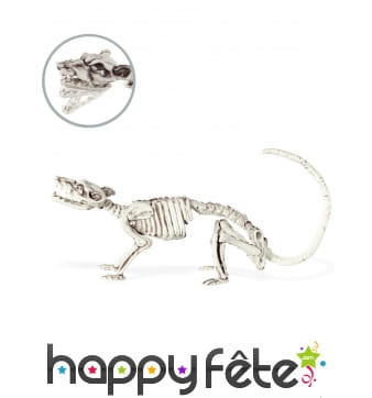 Faux squelette de rat décoratif de 23cm