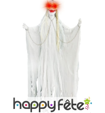 Fantôme squelette lumineux. Bouge et crie