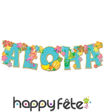 Guirlande ALOHA de 80cm