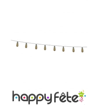 Guirlande ampoules sonores lumineuses, Halloween