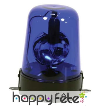 Gyrophare bleu 220v (lampe fournie)