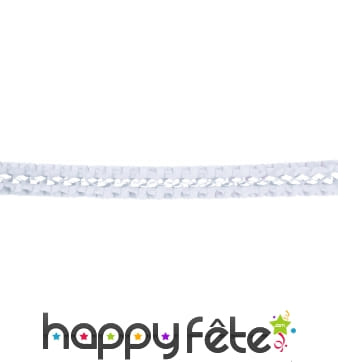 Guirlande boa blanche en papier