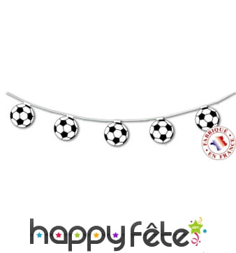 Guirlande ballons de foot 5m