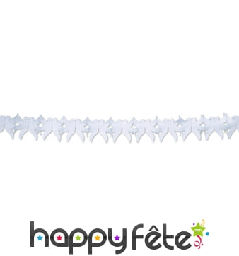 Guirlande blanche de colombes