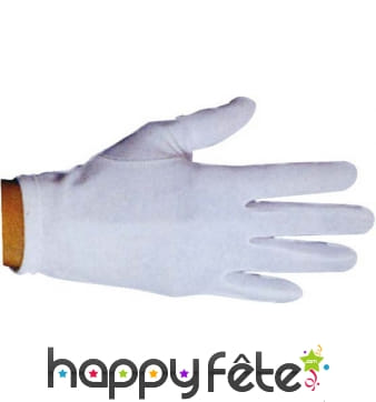 Gants blancs enfant 14 ans