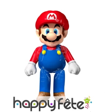 Grand ballon en forme de Mario Bross