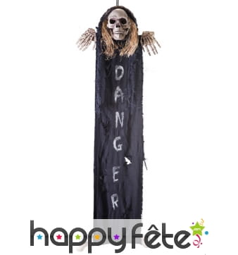 Gros bandeau squelette danger