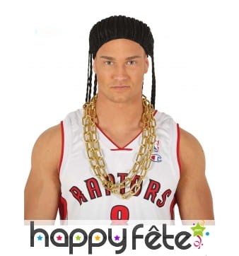 Grosse chaîne dorée de rappeur