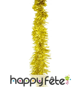 Guirlande chenille dorée