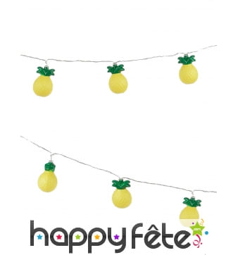 Guirlande d'ananas lumineux, 210cm
