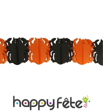 Guirlande d'araignée en papier