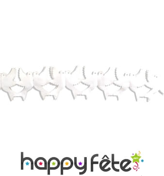 Guirlande de colombes en papier, 4m