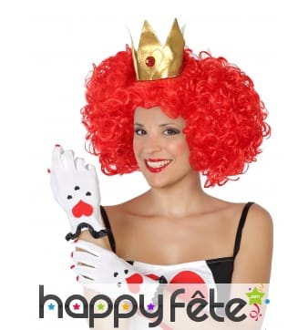 Gants de la reine de coeur pour femme