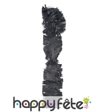 Guirlande de papier noir, 3m