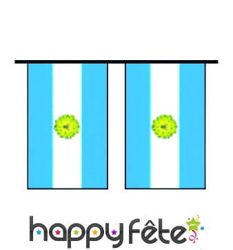 Guirlande de pavillons "Argentine"