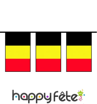 Guirlande de pavillons "Belgique"