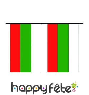 Guirlande de pavillons "Bulgarie"