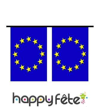 Guirlande de pavillons "Conseil de l'Europe"