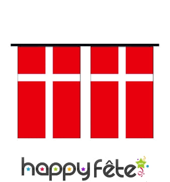Guirlande de pavillons "Danemark"