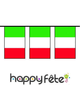 Guirlande de pavillons "Italie"