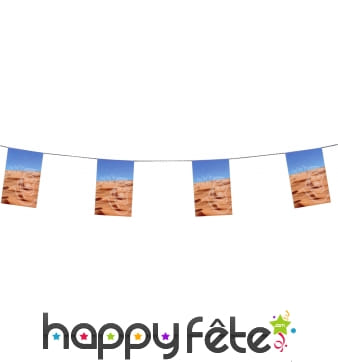 Guirlande de pavillons Sahara