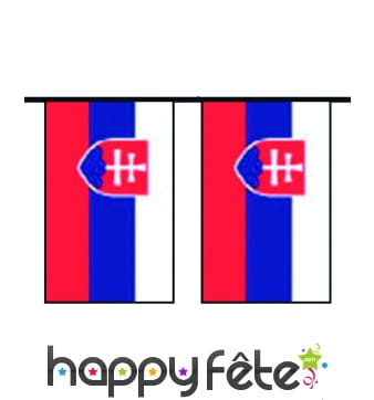 Guirlande de pavillons "Slovaquie"