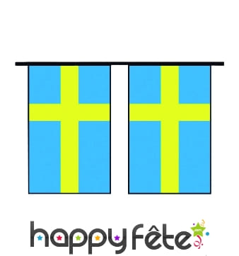 Guirlande de pavillons "Suède"