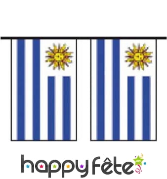 Guirlande de pavillons "Uruguay"