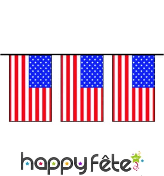 Guirlande de pavillons "USA"