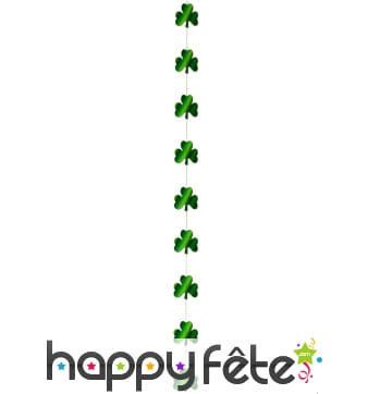 Guirlande de trèfles en carton