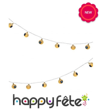 Guirlande d'yeux lumineux