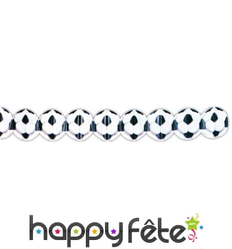Guirlande en papier ballon foot