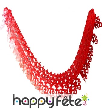 Guirlande en plastique de signes chinois