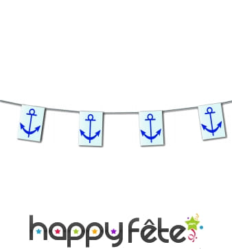 Guirlande en plastique décor marin