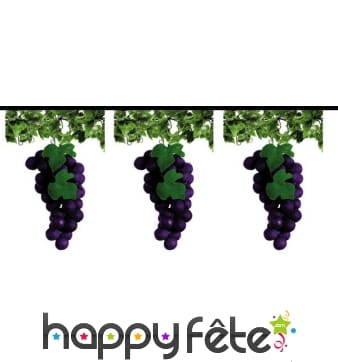 Guirlande en plastique des vendanges