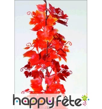Guirlande feuilles de vigne automnales