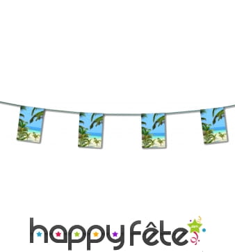 Guirlande fanion exotique