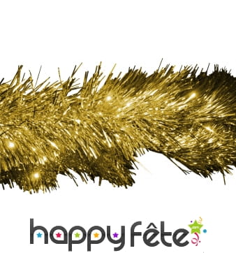 Grosse guirlande de noel dorée2.7 M
