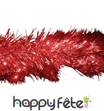 Grosse guirlande de noel rouge 2.7 M