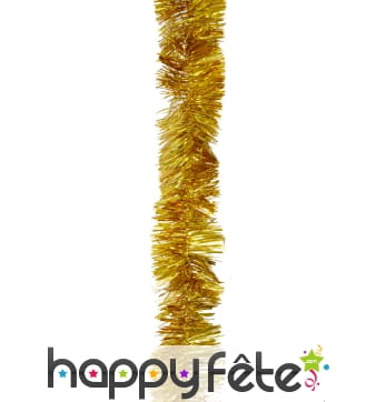 Grosse Guirlande dorée de Noel