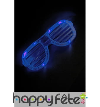Grill glasses lite up clear/blue box 12