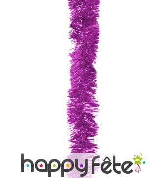 Grosse Guirlande rose fuschia de Noel