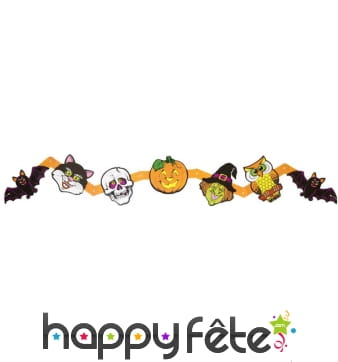 Guirlande halloween de personnages